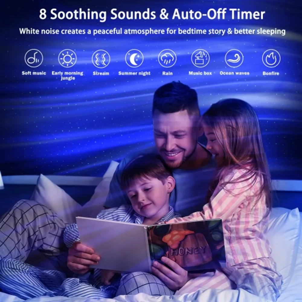 Star Projector, Projector for Bedroom, Bluetooth Speaker Aurora