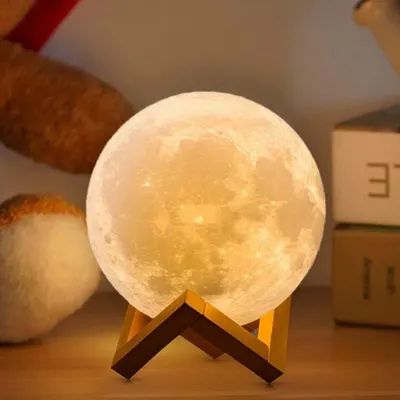 Mydethun 16 Colors Moon Lamp Moon Light with Brightness Control, LED Night