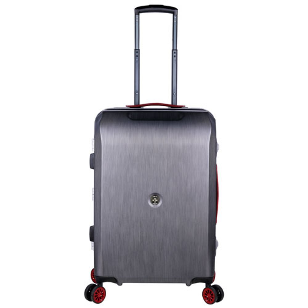 Swissdigital Design Digitrak 24" Hard Side Luggage - Grey