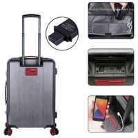 Swissdigital Design Digitrak 24" Hard Side Luggage - Grey