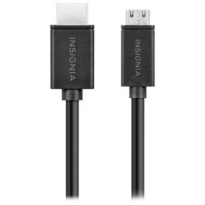 Insignia 1.2m (4 ft.) 4K Ultra HD Mini HDMI to HDMI Cable (NS-PC2MHH4B23-C) - Only at Best Buy