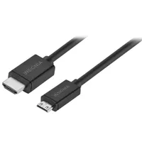 Insignia 1.2m (4 ft.) 4K Ultra HD Mini HDMI to HDMI Cable (NS-PC2MHH4B23-C) - Only at Best Buy