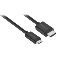 Insignia 1.2m (4 ft.) 4K Ultra HD Mini HDMI to HDMI Cable (NS-PC2MHH4B23-C) - Only at Best Buy