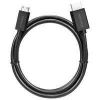 Insignia 1.2m (4 ft.) 4K Ultra HD Mini HDMI to HDMI Cable (NS-PC2MHH4B23-C) - Only at Best Buy