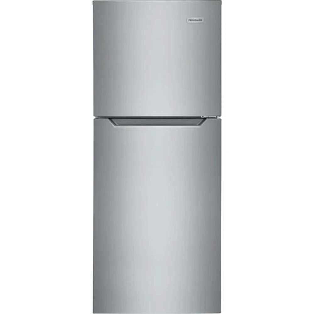 Open Box - Frigidaire 24" Top Freezer Refrigerator (FFET1022UV) - Brushed Steel - Perfect Condition