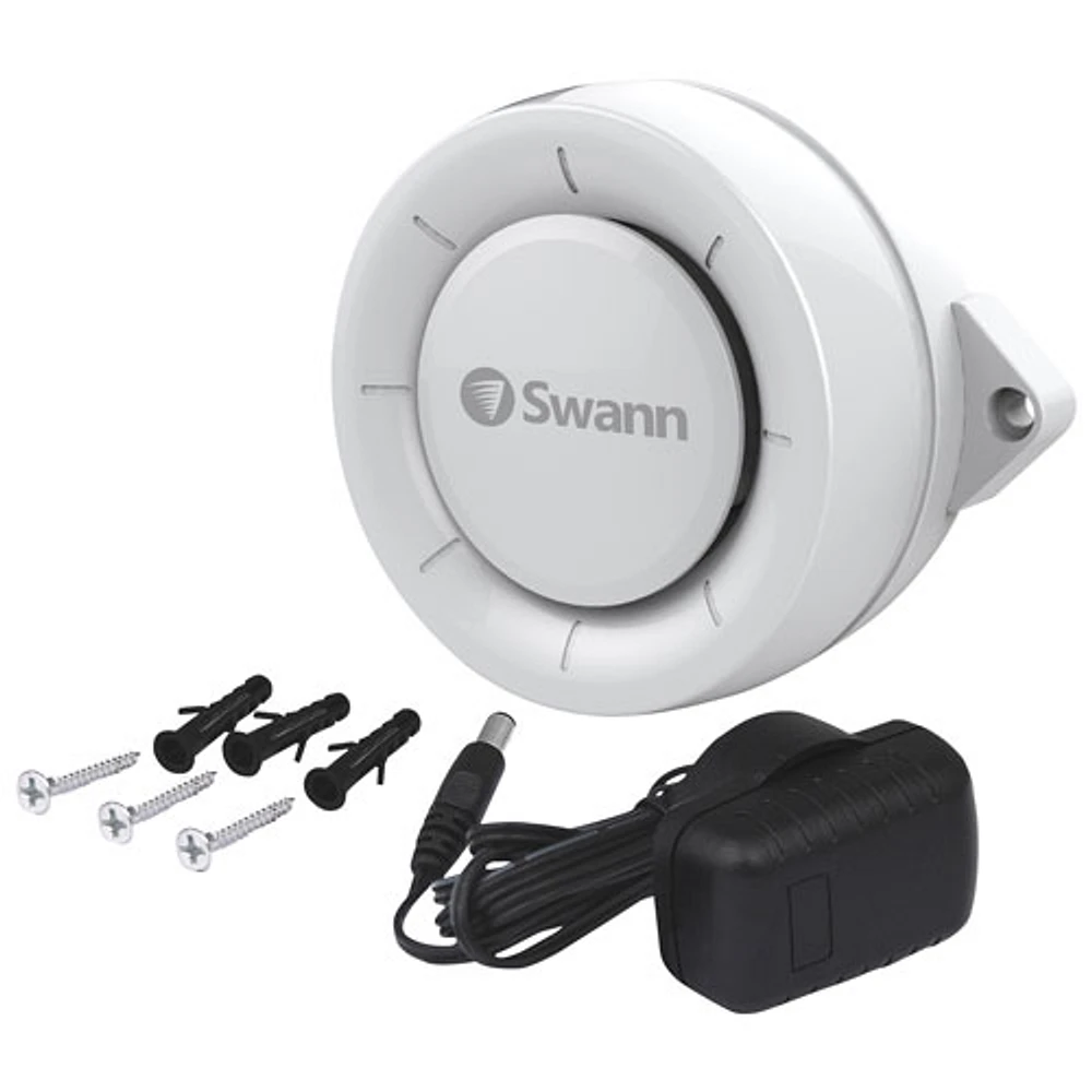 Swann Wi-Fi Indoor Siren - White