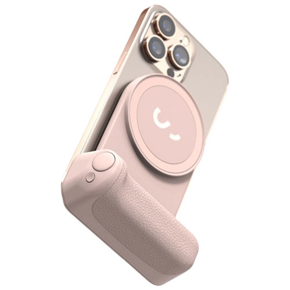 ShiftCam SnapGrip Magnetic Smartphone Battery Grip - Chalk Pink