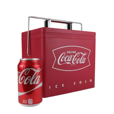 Coca-Cola Love 1971 Series 4L Personal Mini Cooler, 6 Can Beverage