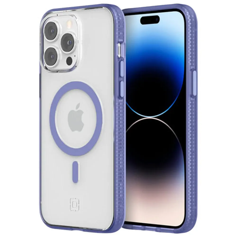 Incipio Idol Fitted Hard Shell Case with MagSafe for iPhone 14 Pro Max - Clear/Lavender