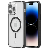 Étui rigide ajusté Idol d'Incipio avec MagSafe pour iPhone 14 Pro Max - Transparent/Noir