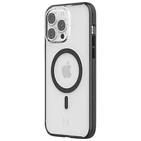 Étui rigide ajusté Idol d'Incipio avec MagSafe pour iPhone 14 Pro Max - Transparent/Noir