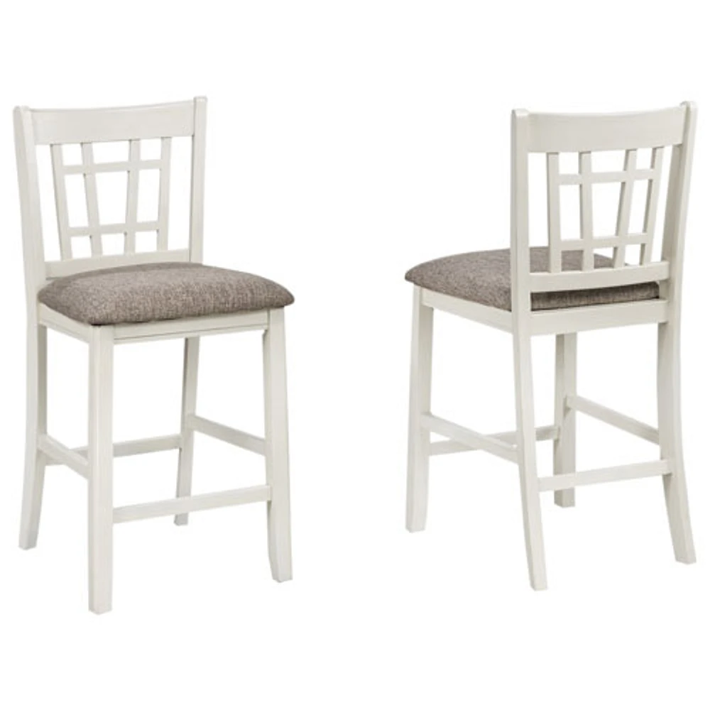 Baltimore Contemporary 5-Piece Bistro/Bar Set - White