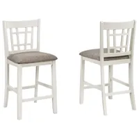 Baltimore Contemporary 5-Piece Bistro/Bar Set - White