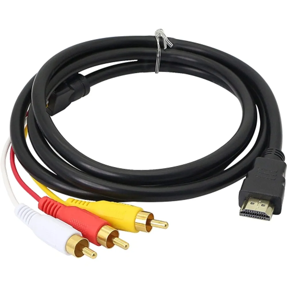når som helst elevation Andet SUPERSHIELD 1.5m HDMI Male to 3 RCA Adapter Cable RGB Male AV Video Audio  Component Converter HDTV | Galeries de la Capitale