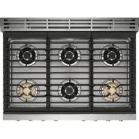 Frigidaire Professional 36" 4.4 Cu. Ft. True Convection 6-Burner Dual Fuel Range (PCFD3670AF) -Stainless