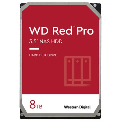 DD interne stockage en réseau SATA 7200 tr/min 8 To Red Pro WD (WDBC9Y0080HH1-WRSN)