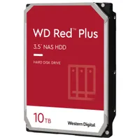 WD Red Plus 10TB 7200RPM SATA Internal NAS Hard Drive (WDBC9V0100HH1-WRSN)