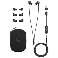 Logitech Zone Microsoft Teams Edition In-Ear Headphones - Graphite