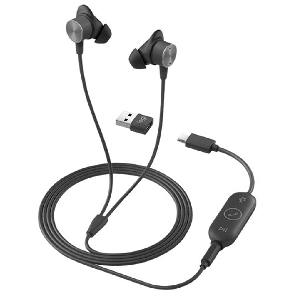 Logitech Zone UC In-Ear Headphones - Graphite