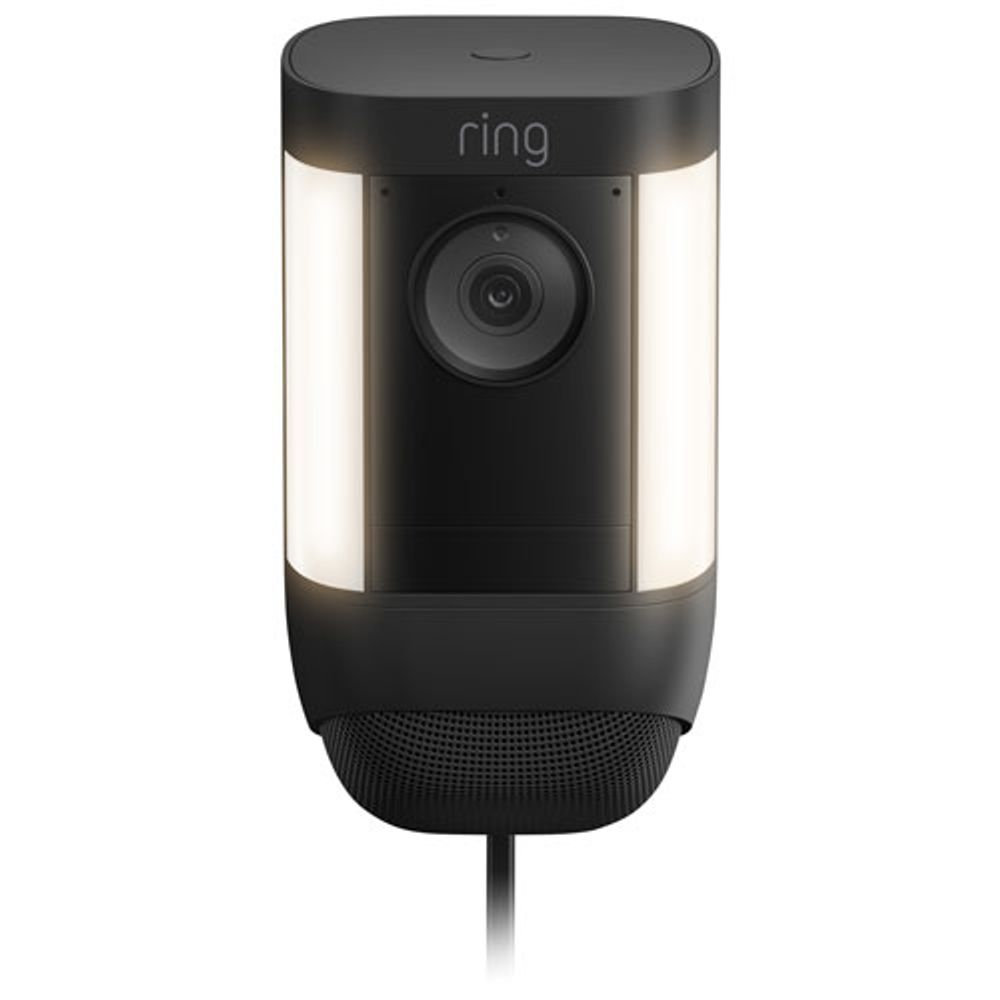 Ring Spotlight Cam Pro Wired Outdoor 1080p HD IP Camera - Black