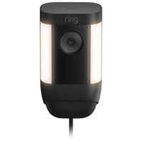 Ring Spotlight Cam Pro Wired Outdoor 1080p HD IP Camera - Black