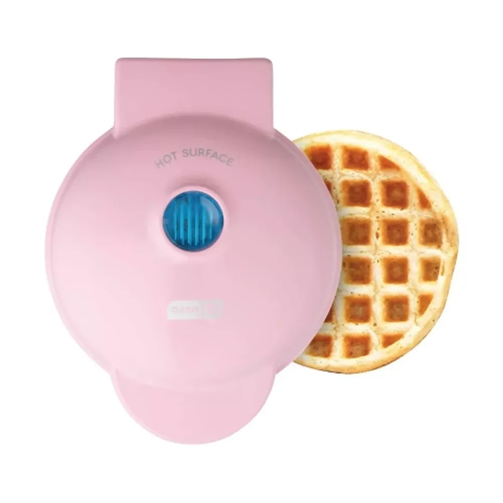 Nostalgia Personal Pink Electric Waffle Maker