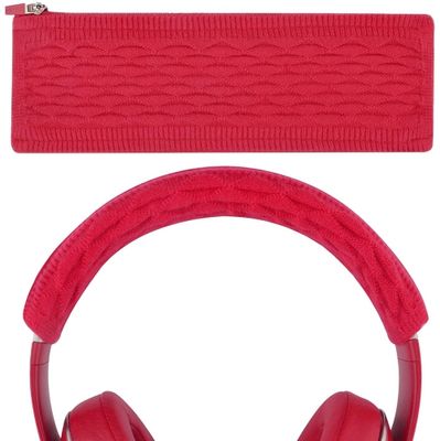 Thickening Warmers Sweater Headband Cover, Stretchable Knit Fabric Protector Sleeve, Compatible with Beats