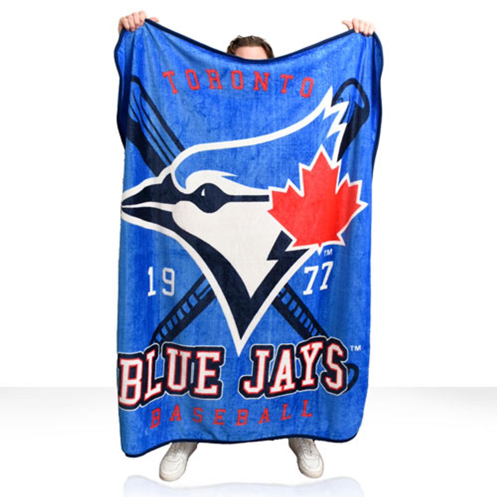 Nemcor Fleece Plush Blanket - Toronto Blue Jays