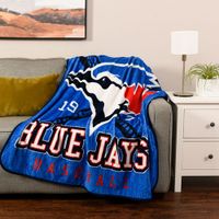 Nemcor Fleece Plush Blanket - Toronto Blue Jays