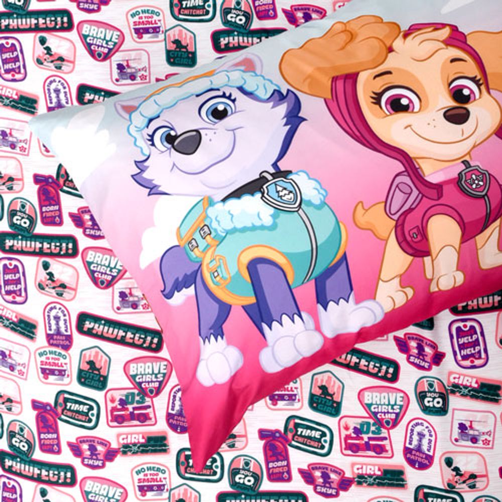 PAW Patrol Girl Pups 3-Piece Toddler Bedding Set