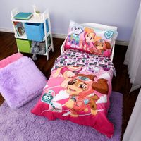 PAW Patrol Girl Pups 3-Piece Toddler Bedding Set