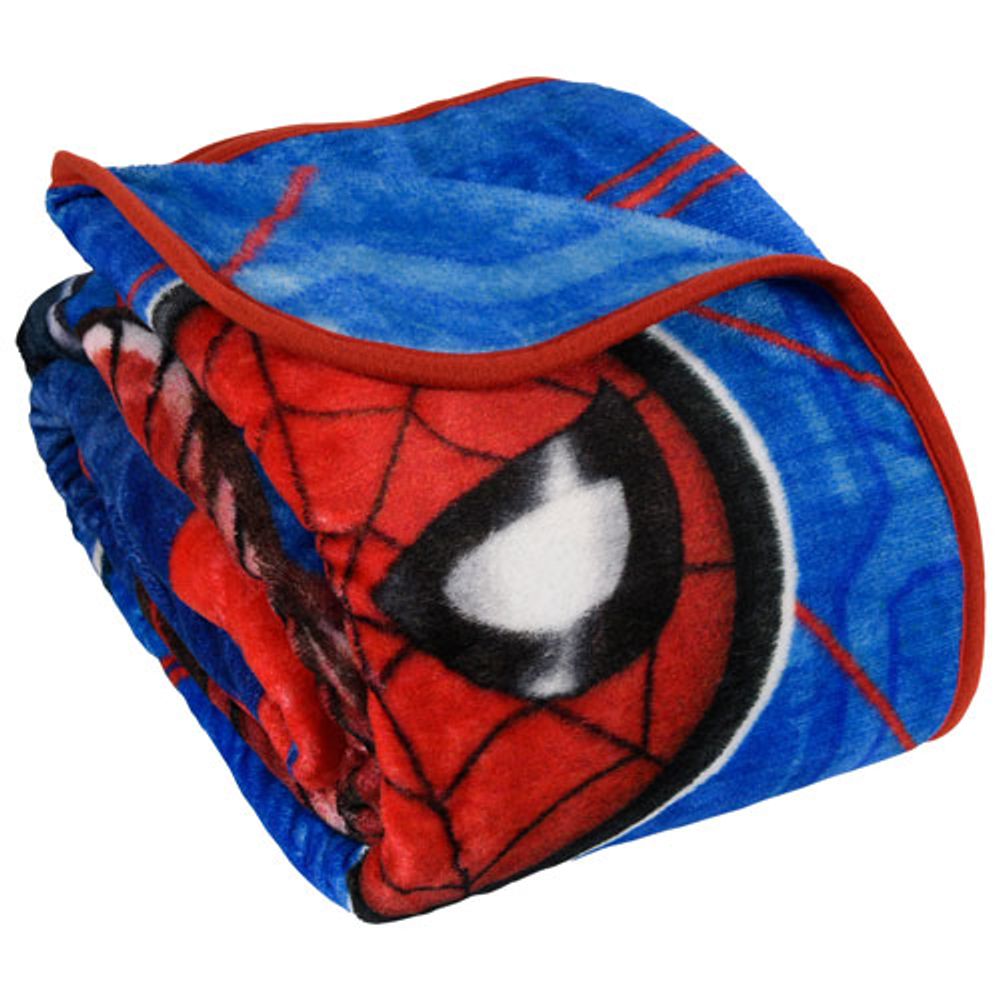 Marvel Polyester Plush Throw Blanket - 60" x 90" - Spiderman