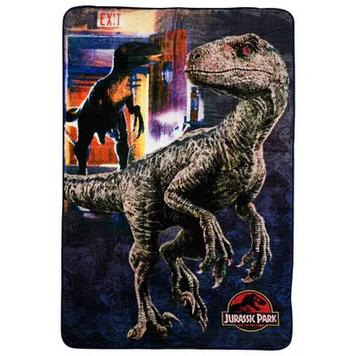 Jurassic Park Polyester Plush Throw Blanket - 60" x 90"