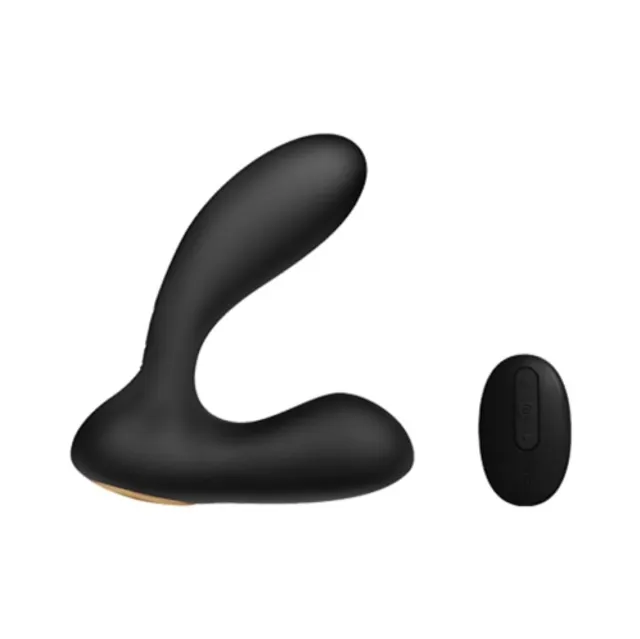 SVAKOM Vick Remote Controlled Prostate and Perineum Massager - BLACK