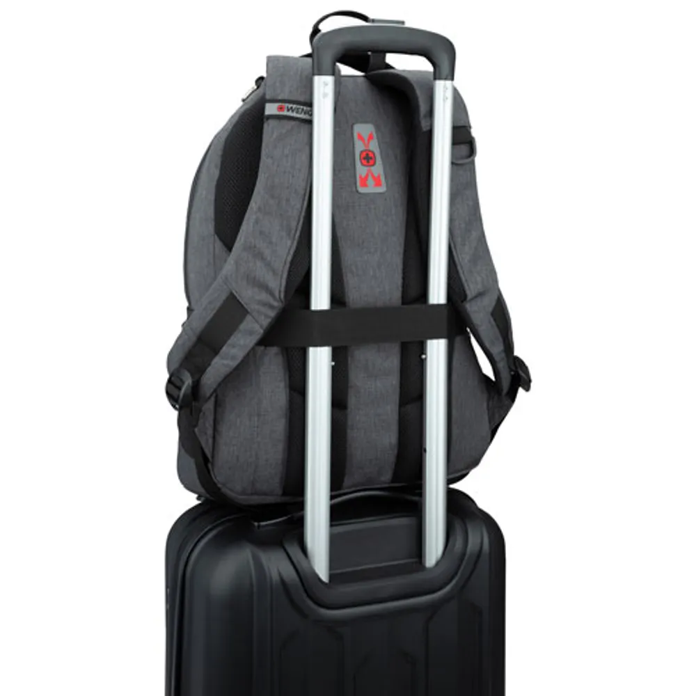 Wenger 15.6" Laptop Commuter Backpack - Dark Grey