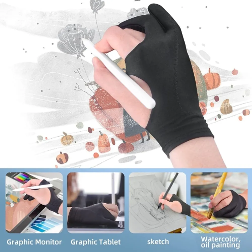 GENERIC Artist Drawing Glove Right Hand Digital Art Graphic Tablet
