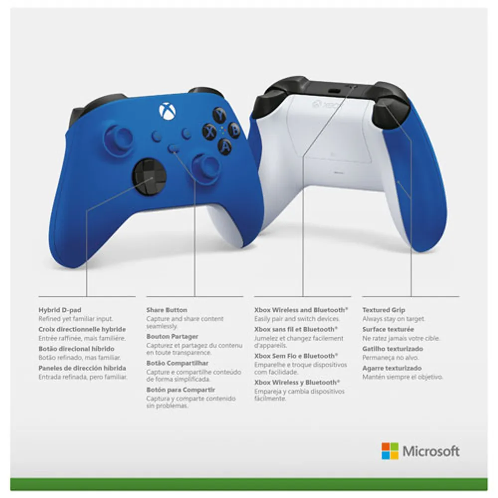 Xbox Wireless Controller - Shock Blue