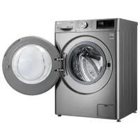 LG 2.6 Cu. Ft. Electric High Efficiency Washer & Dryer Combo (WM3555HVA) - Graphite Steel