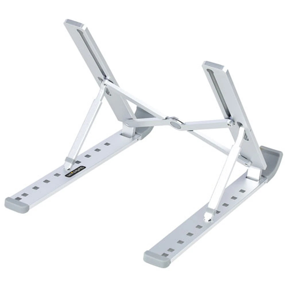 StarTech Aluminum Foldable 15.6" Laptop Riser Stand - SIlver