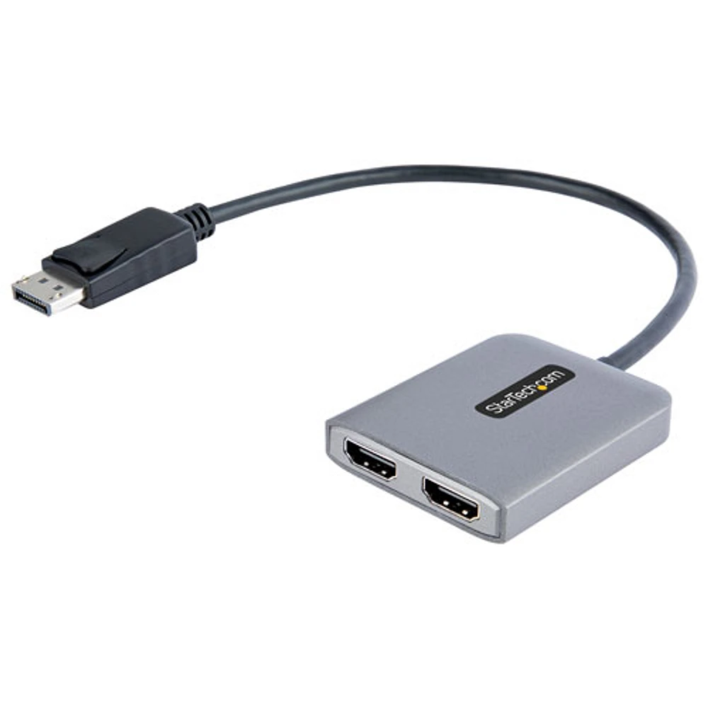 StarTech DisplayPort to Dual 4K Ultra HD HDMI Adapter (MST14DP122HD)