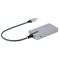 Concentrateur USB 3.0 à 4 ports de StarTech (5G4AB-USB-A-HUB) - Gris cosmique