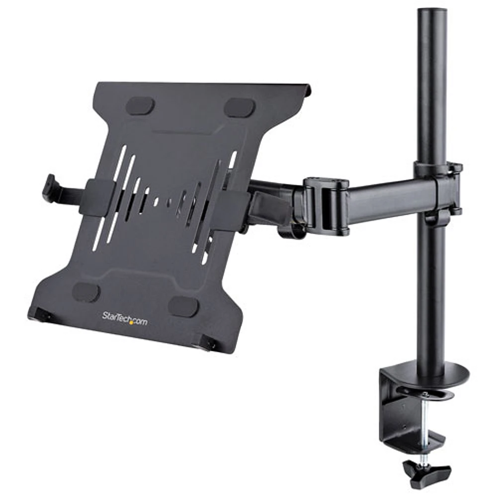 StarTech 27” - 34” Monitor Desk Mount with Laptop Tray