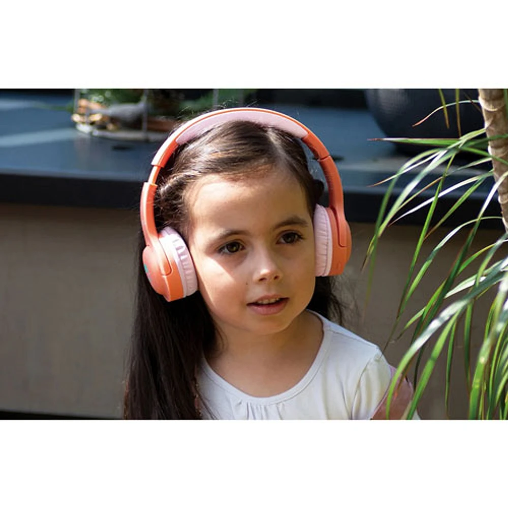 Planet Buddies Kids Wireless Bluetooth Headphones - Pink Owl