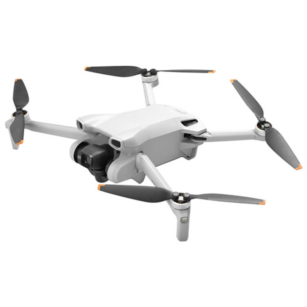 DJI Mini 3 Quadcopter Drone & Remote Control with Built-in Screen (DJI RC) - Grey