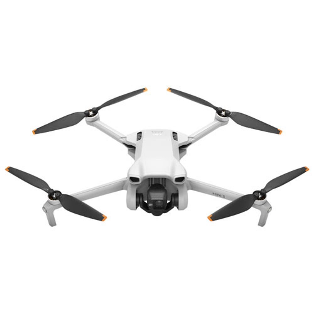 DJI Mini 3 Quadcopter Drone & Remote Control with Built-in Screen (DJI RC) - Grey