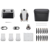 DJI Mini 3 Quadcopter Drone Fly More Combo & Remote Control with Built-in Screen (DJI RC) - Grey