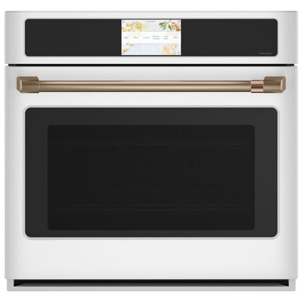 Open Box - Café 30" 5 Cu. Ft. Electric Wall Oven (CTS90DP4NW2) - Matte White - Perfect Condition