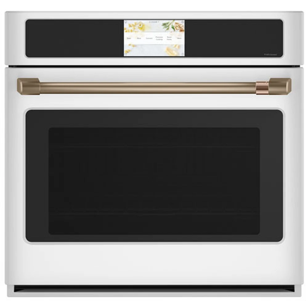 Open Box - Café 30" 5 Cu. Ft. Electric Wall Oven (CTS90DP4NW2) - Matte White - Perfect Condition
