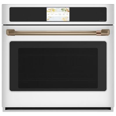 Open Box - Café 30" 5 Cu. Ft. Electric Wall Oven (CTS90DP4NW2) - Matte White - Perfect Condition