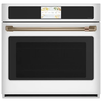Open Box - Café 30" 5 Cu. Ft. Electric Wall Oven (CTS90DP4NW2) - Matte White - Perfect Condition